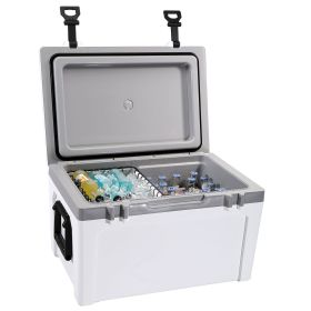 52QT Hard Side Cooler, 50 Can capacity, with Heavy Duty Handles 52QT Hard Side Cooler, 50 Can capacity, with Heavy Duty Handles